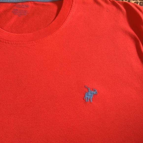 Peter Polo Collection Orange T-Shirt with Blue Elephant - Picture 3 of 6